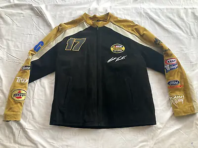 Matt Kenseth Wilson Leathers Suede Dewalt NASCAR Chase Nextel Logo Jacket MEDIUM • $75