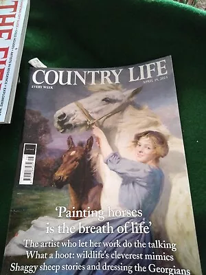 Country Life April 19 2023 Painting Horses • £2