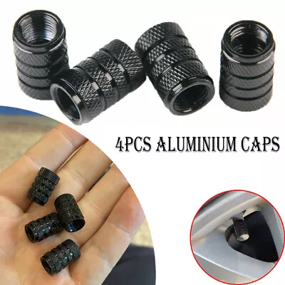 4× Aluminium Car Wheel Tyre Rim Valve Stems Air Dust Cover Screw Cap Accessories • $2.52