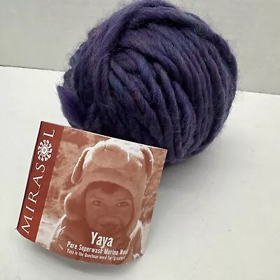 Mirasol Yaya Yarn 1 Hanks #1511 Super Bulky Superwash Merino Wool 54 Yds • $9.99