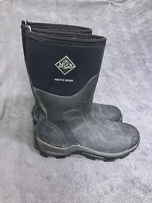 MUCK BOOTS ARCTIC SPORT Mid Calf Neoprene Rubber Insulated Men’s 10 / 10.5 ISSUE • $67.41