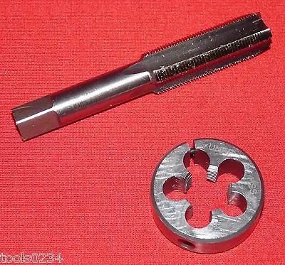 5/8-24 HSS Plug Tap & Die 1.5  OD Round Adjustable Split Gunsmithing COMBO  • $38.99
