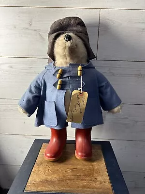 Gabrielle Designs 1970's Paddington Bear 18ins • £125