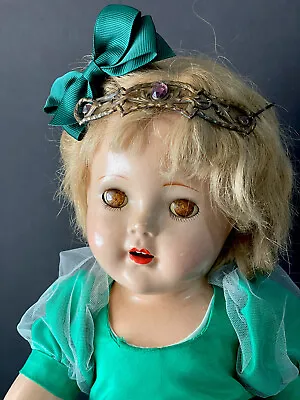 RARE Vintage Madame Alexander Large 23” Princess Elizabeth Composition Doll • $229