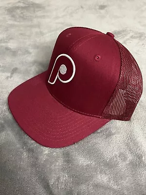 Philadelphia Phillies Vintage Throwback 1970’s Logo Baseball Trucker Hat Cap NEW • $19