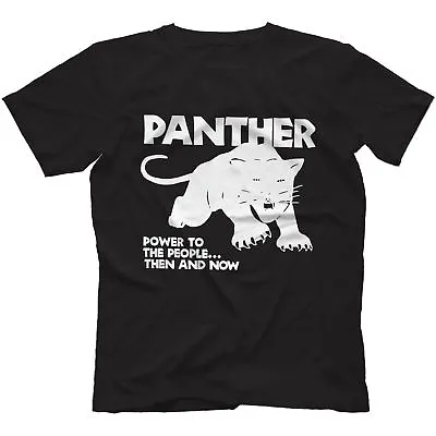 Black Panther Party T-Shirt 100% Cotton Malcolm X Hip Hop • £14.97