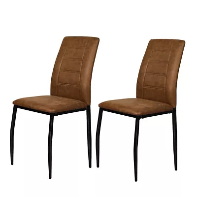 $94.99 • Buy Levede 2x Dining Chairs Leathaire Kitchen Table Chair Lounge Room Padded Seat