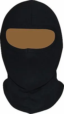 Balaclava For Karting Racing Cycling Motorbike Ski 100% Cotton BLACK • £3.49