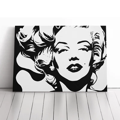 £19.95 • Buy Marilyn Monroe In Monochrome Vol.1 Canvas Print Wall Art Framed Poster Picture