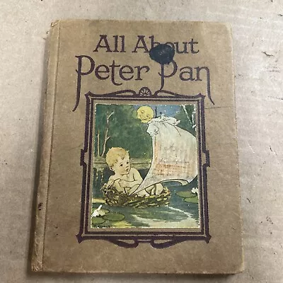 Vintage All About Peter Pan Book  | Retold From Sir J M Barrie’s Story • $47.03