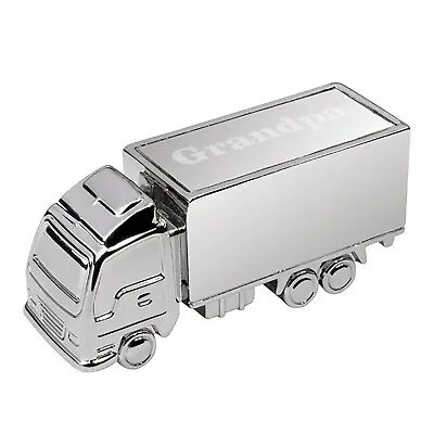 Personalised Engraved Chrome Truck Magnetic Paperweight • £30.99