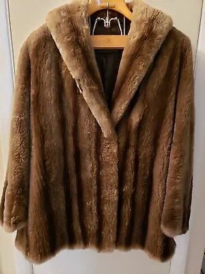 Vintage 1950's Sheared Raccoon Fur Coat • $95