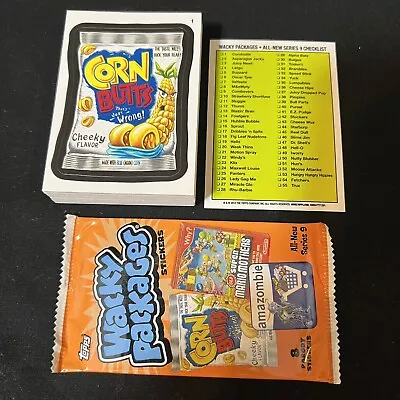 2012 Wacky Packages Series Ans 9 Complete 55 Card Set + Free Wrapper Stickers • $17.97