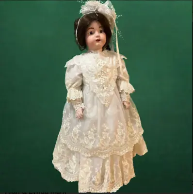 28” Vintage Simon & Halbig Reproduction Porcelain Doll By Lynda & Alan Marx • $145