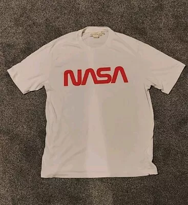 Divided By H & M Nasa Logo White T Shirt Size M Medium • £4