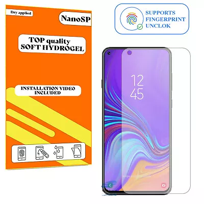 Screen Protector For Samsung Galaxy A8s Hydrogel Cover - Clear TPU FILM • £3.98