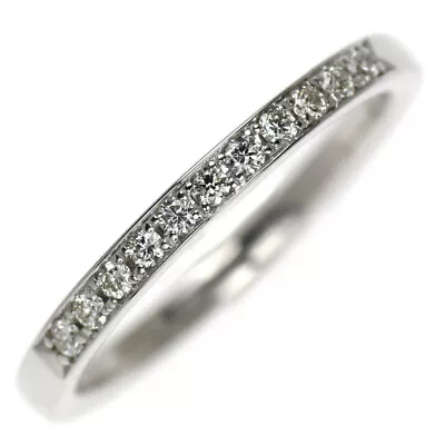 4℃ K18WG DIAMOND RING HALF ETERNITY - Auth Free Shipping From Japan- Auth SELBY_ • $1083.61