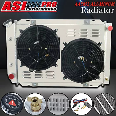 3 Row Radiator+Shroud Fan For 1979-1993 Ford Mustang GT LX SVT Foxbody 5.0L V8 • $274.95