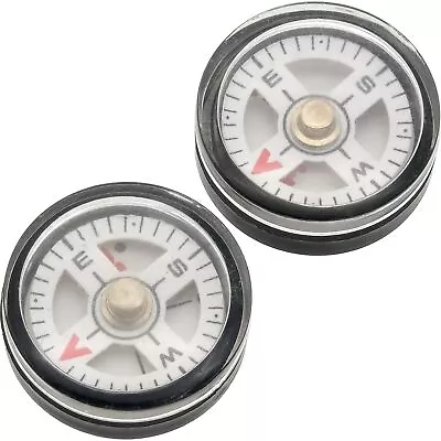 2 Mini Compasses 13/16  Pocket Camping Hiking Hunting Fishin Outdoor Survival • $9.89