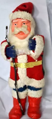 Antique Vtg 1930's German Santa Figure - Excellent Cond Slightly Evil Smile 6  • $225