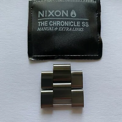 $21 • Buy Nixon The Chronicle SS Extra Watch Link Gunmetal