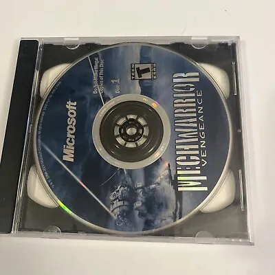 Microsoft MechWarrior 4 Vengeance PC CD-Rom 2 Disc Set • $10