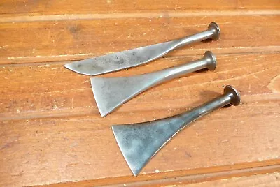 3 Vintage Caulking Irons Ship Boat Building Shipwrights Hand Tools • $64