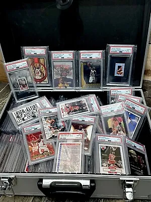 Basketball Michael Jordan Psa Graded Card Random Mystery Card Bulls Jersey #23 • $70.94