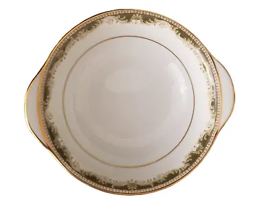 Vintage Noritake Warrington Japan Bowl Dinnerware 6872 Gold White Green • $37