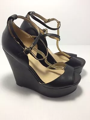 Aldo Women’s Black Platform 6  Heel Size 8 • $16.95