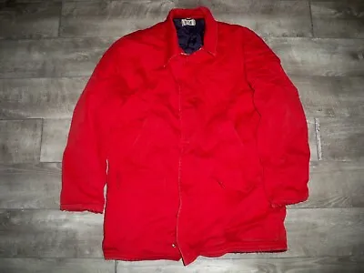 Vintage Extreme Cold Weather Red Parka Jacket Military USAF Size Medium Men B-34 • $181.04