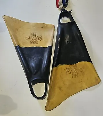 Vintage Churchill Morey  Boogie Fin  Retro Body Board Flippers Swim Fins Rare • $28