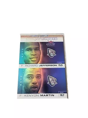 VTG 2003-04 Fleer Genuine Scoring Threats RICHARD JEFFERSON KENYON MARTIN #8 • $2.97