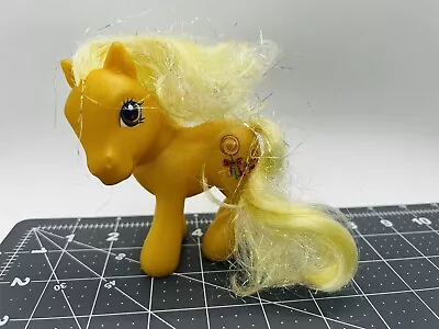 2002 Hasbro My Little Pony G3 BUTTERSCOTCH Tinsel Hair Brushable Toy Figure • $12.95