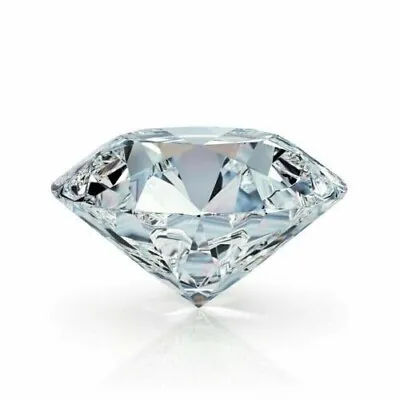 2 CT Natural White Diamond Round Cut VVS1 D Grade  Certified R 122 • $49.99