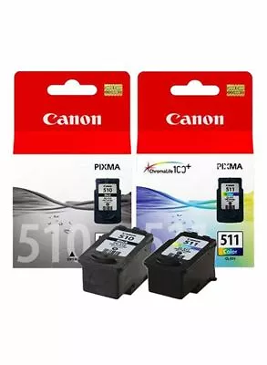 2 X Black + 1 X Colour Pg-510 Cl-511 Pixma Mx320 Mx330 • £44.77