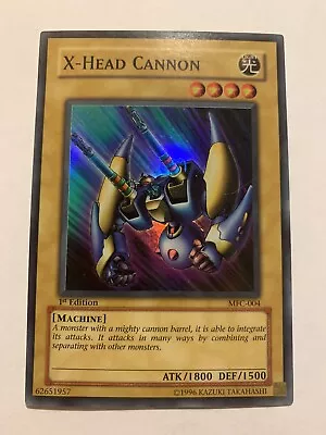 Yu-GI-Oh! X-Head Cannon MFC-004 Super Rare 1st Ed LP/MP (see Photos) • $11.25