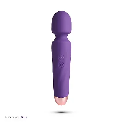 PleasureHub Rechargeable Silicone  Massage Wand Purple | WAS £30 | Save 60% • £12
