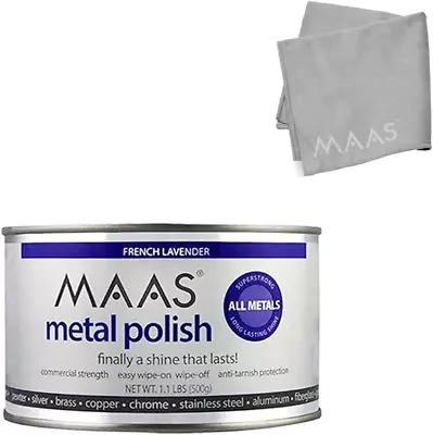 1.1 Pound Can With Free Microfiber Cloth - Clean Shine And Polish Safe Protectiv • $85.99