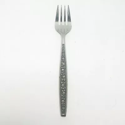 Vintage Rose Flatware Silverware Japan Stainless Salad Fork • $5.39