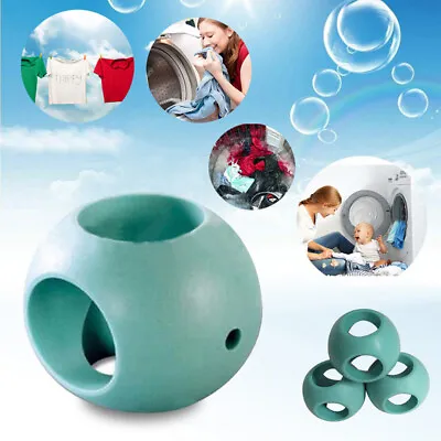 Laundry Ball Green Hard Rubber Anti Limescale Magnetic Machine Ball Access' • £5.75