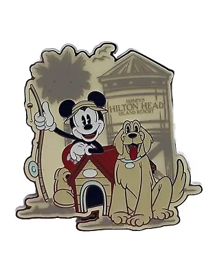 Disney Parks Pin 2021 OE Hilton Head Island Resort Mickey Mouse & Shadow New • $16