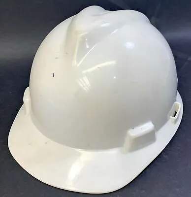 RARE MSA White V-Gard Hard Hat • $21.99