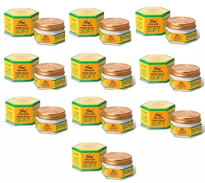 12 X 50g Tiger Balm Soft Oitment Relief Headaches & Muscle Joint Pain • $129.90