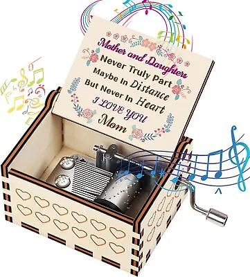 $7.89 • Buy Wooden Music Box For Mom You Are My Sunshine, Gift From Daughter AZ10