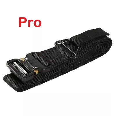 Casual Military Tactical Belt Mens Army Combat Waistband Rescue Rigger Belts • $11.98