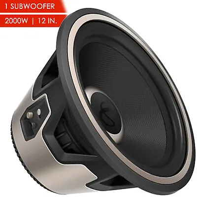 Nfinity Kappa 1200w 12  Car Audio Subwoofer W/ Selectable 2 Or 4-ohm Impedance • $129