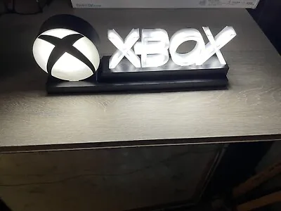 Xbox Video Game LED Desk Lamp Sign Gaming USB/Battery Powered • £17.28