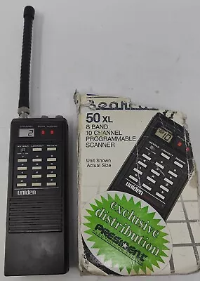 Uniden Bearcat 50xl Handheld Progammable Scanner Uhf/vhf Receiver Discontinued  • £124.99