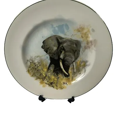 ELEPHANT Designed By David Shepherd For World Wildlife Fund By Wedgwood Plate • £14